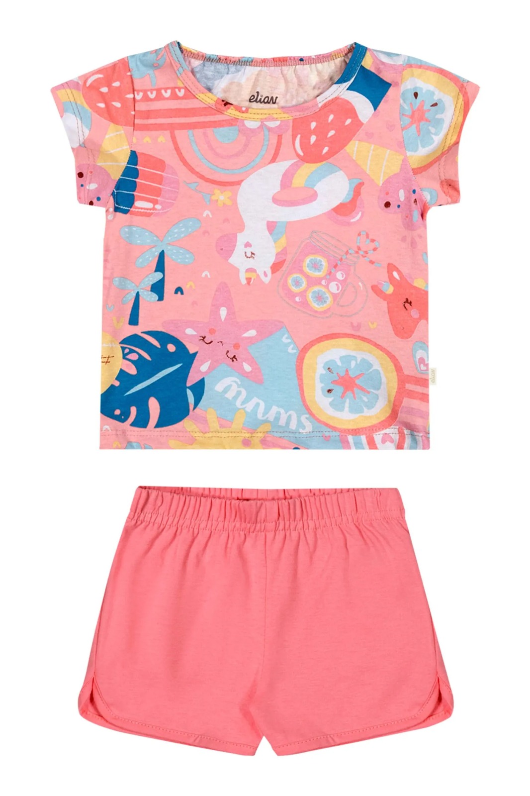 Conjunto Elian Menina - Blusa e Short
